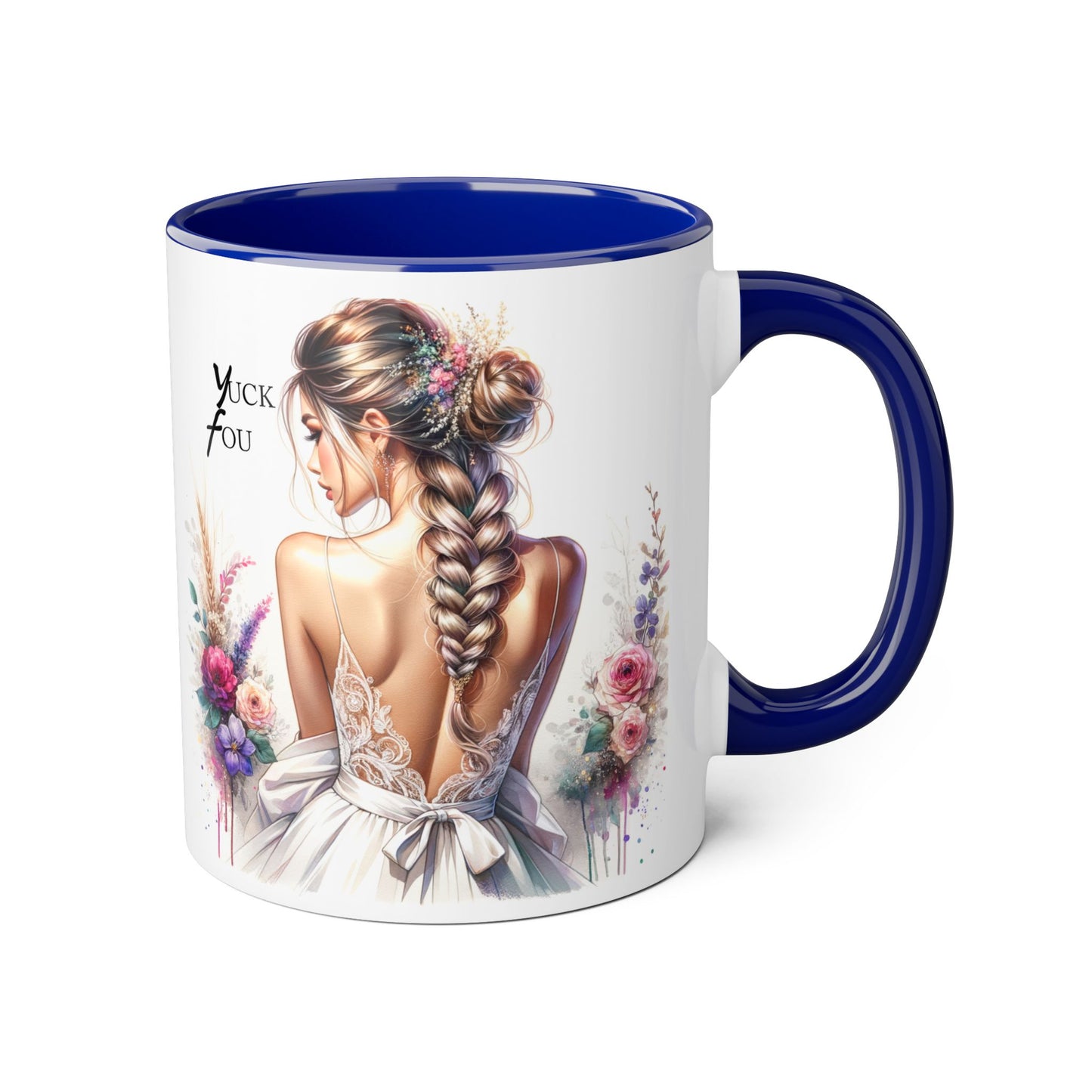 Yuck Fou Glamorous Floral Accent Mugs | Stylish Her Gift for Coffee Lovers | Unique Drinkware | Perfect for Birthdays, Anniversaries, & Weddings