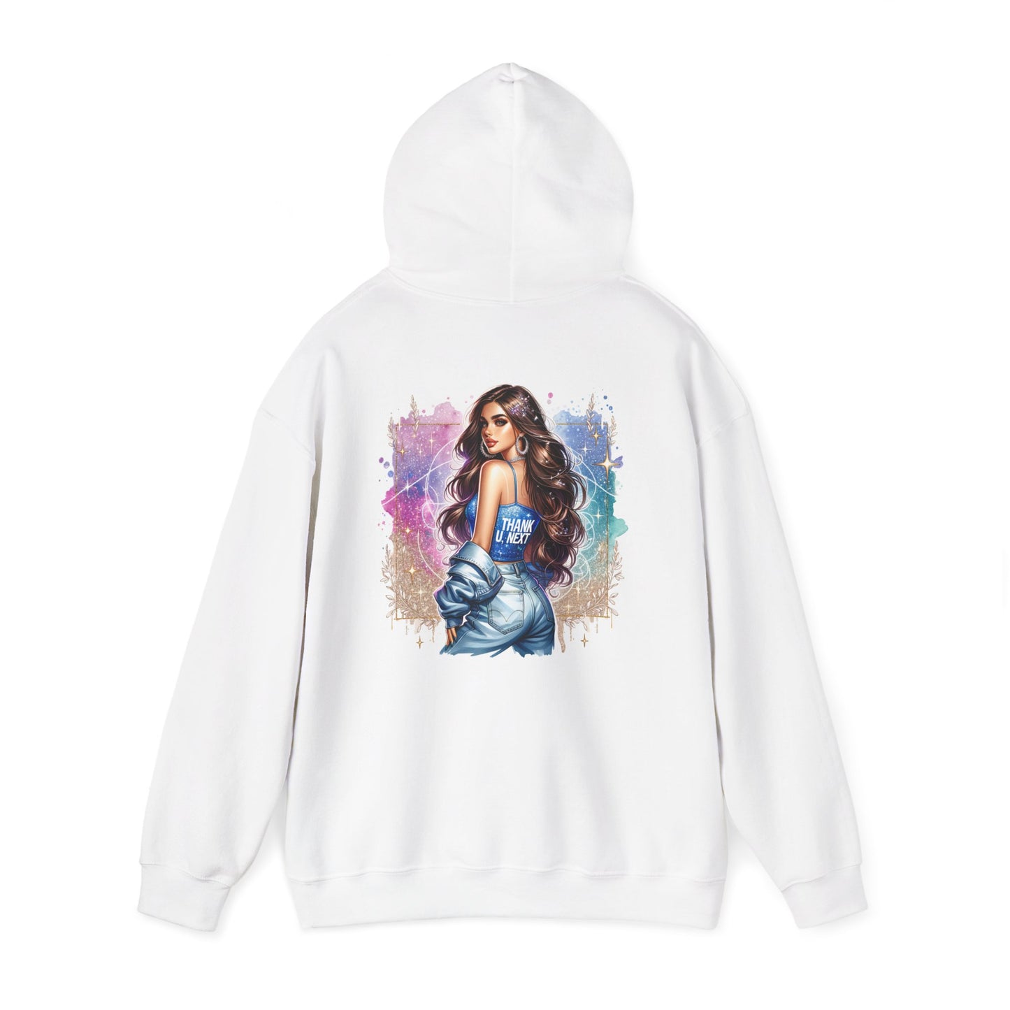 Thank U, NextChic Artistic Heavy Blend Hoodie, Cozy Graphic Sweatshirt, Perfect for Casual Wear, Gift for Her, Stylish Loungewear