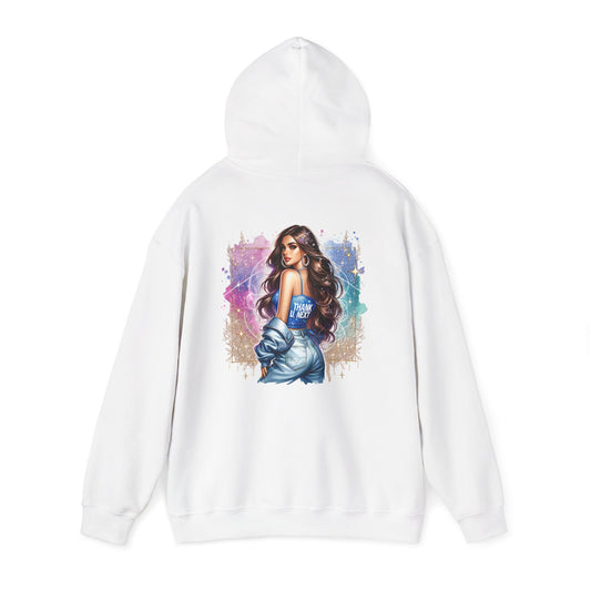 Thank U, NextChic Artistic Heavy Blend Hoodie, Cozy Graphic Sweatshirt, Perfect for Casual Wear, Gift for Her, Stylish Loungewear