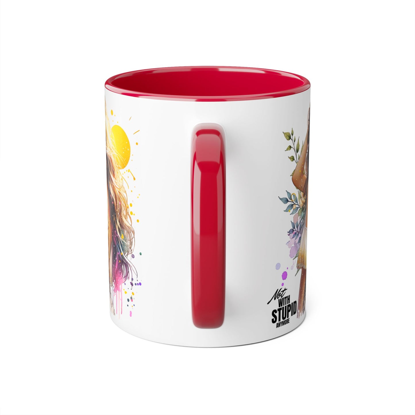 Mug - Not With Stupid Anymore Humoristic 11oz Accent Mug