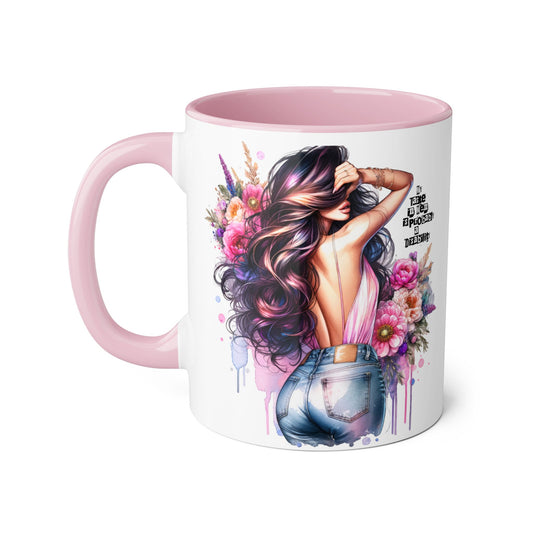 Funny Accent Mug - My Taste in Men is Probably a Disability Humor 11oz Cup