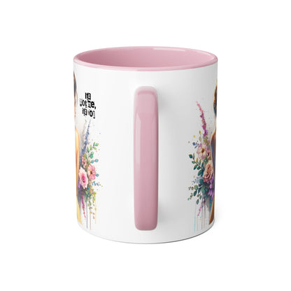 It's Not Me, It's You Humoristic Floral Portrait Accent Mug - Perfect Gift for Her, Coffee Lovers, Birthdays, Home Decor, or Celebrations