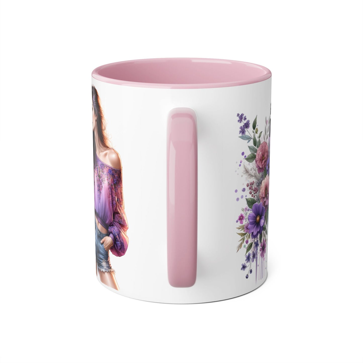 Floral Game Over Mug - Fun Coffee Cup, Gift for Game Lovers, Cute Floral Drinkware, Unique Mother's Day Gift, Tea Mug