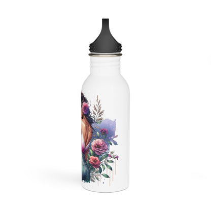 I Don't Make Mistakes, I Date Them Chic Stainless Steel Water Bottle, Floral Water Bottle, Eco-Friendly Bottle, Travel Water Bottle, Gift for Her