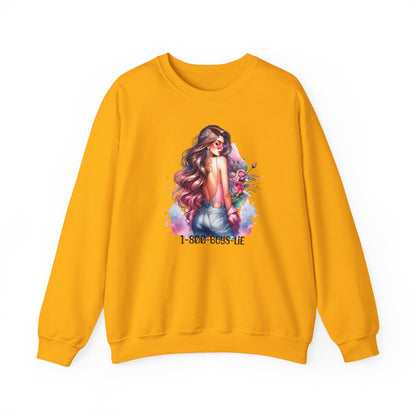 1-800-Boys-Lie Stylish Floral Graphic Sweatshirt, Cozy Crewneck Sweatshirt for Women, Gift for Her, Casual Fashion Top, Spring Wardrobe Essential
