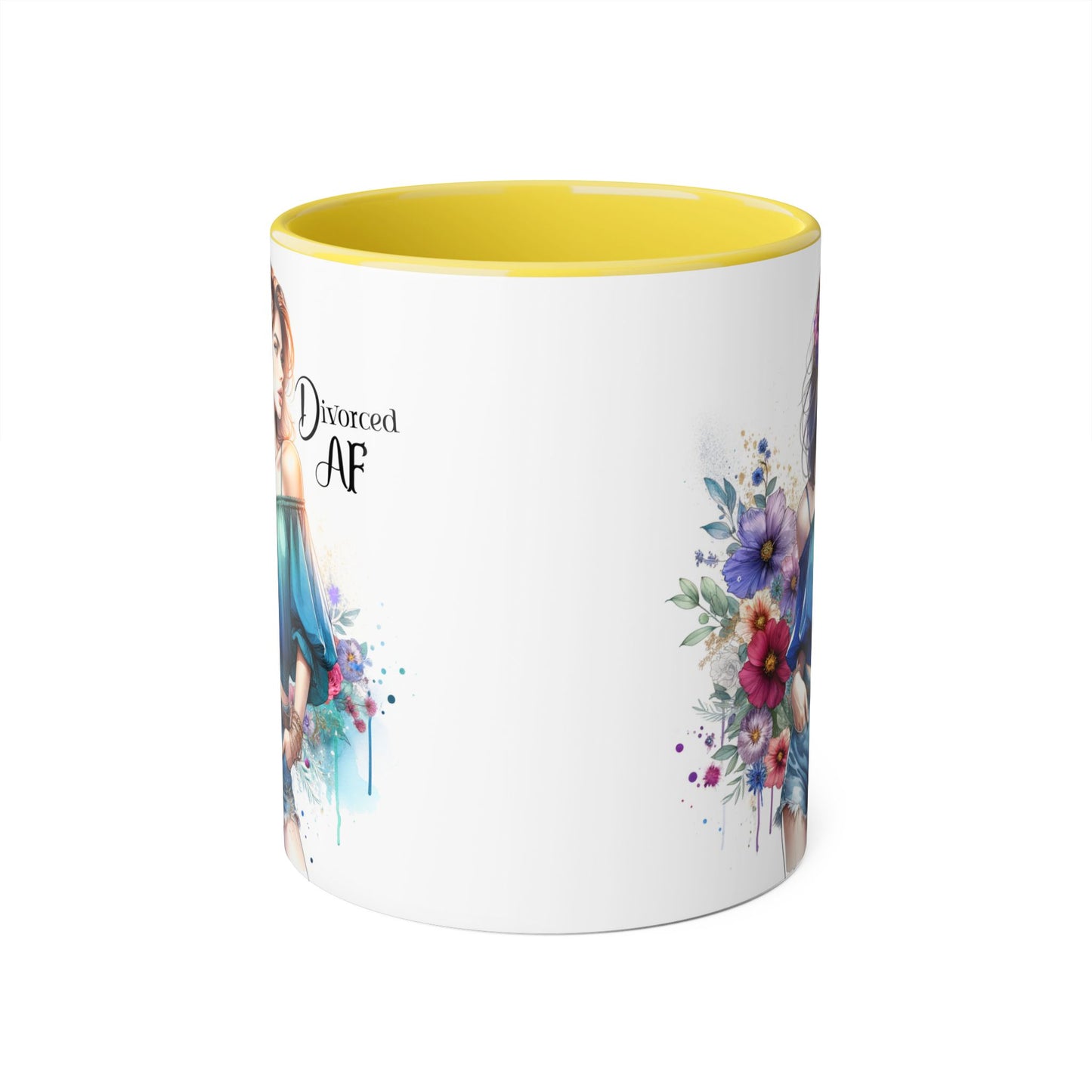 Divorced AF Accent Mug