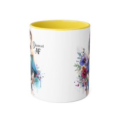 Divorced AF Accent Mug
