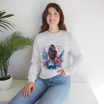 I Don`t  Make Mistakes, I Just Date Them Colorful Art Sweatshirt, Stylish Crewneck, Floral Design, Unisex Apparel, Gift for Her, Cozy Fashion, Unique Artwork Sweatshirt