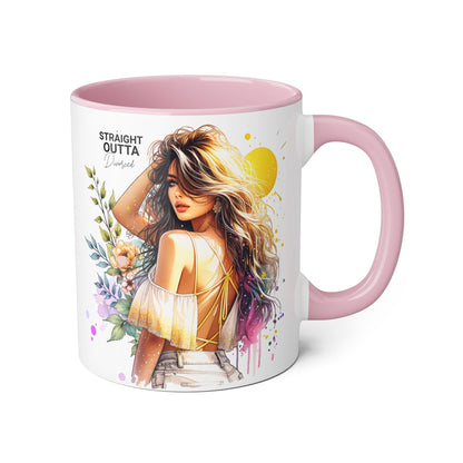 Artistic Accent Mug – Celebrate Your Creativity, Straight Outta Divorced Humoristic , Floral Design Coffee Cup, Perfect for Gifts & Home Decor, [...]