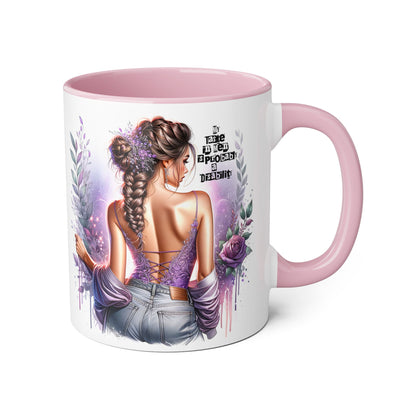 Funny Accent Mug - My Taste in Men is Probably a Disability Humor 11oz Cup