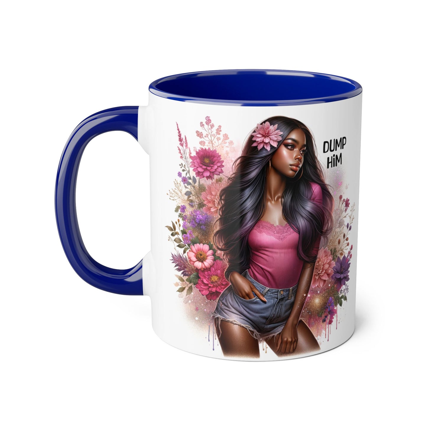 Dump Him Accent Mug
