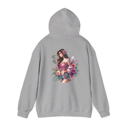 I Don`t  Make Mistakes, I Just Date Them Floral Bliss Unisex Hooded Sweatshirt - Cozy Gift, Bohemian Style, Comfortable Layer, Everyday Wear, Spring Fashion