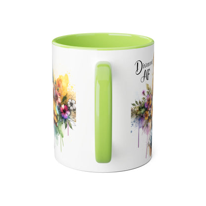 Empowering Divorced AF Accent Mug | Inspirational Coffee Cup for Fostering Positivity, Self-Care, Gifts for Newly Divorced, [...]