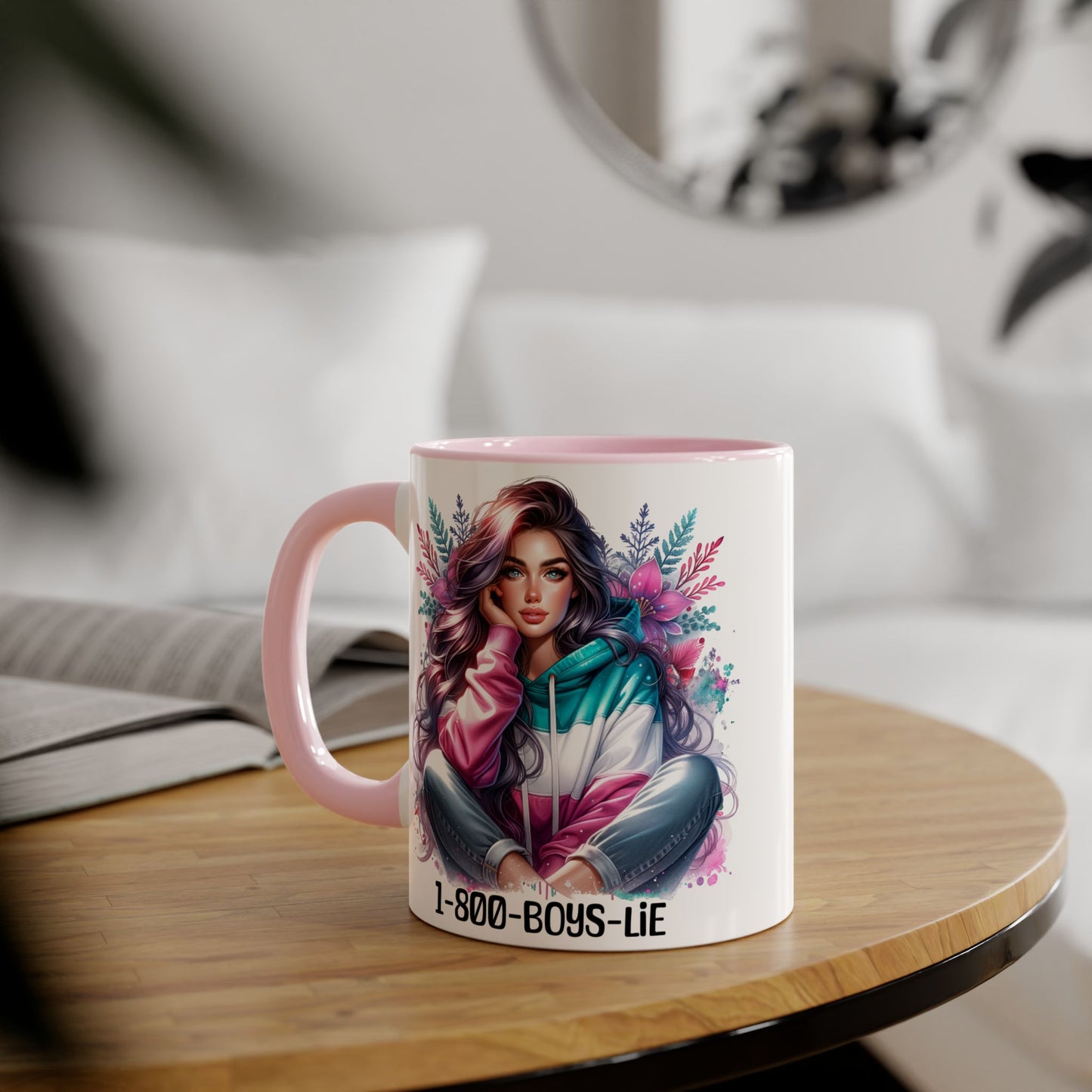 1-800-BOYS-LIE Colorful Feminine Accent Mug with Floral Design - Perfect for Stylish Coffee Lovers, Unique Gift for Birthdays, Holidays, and [...]