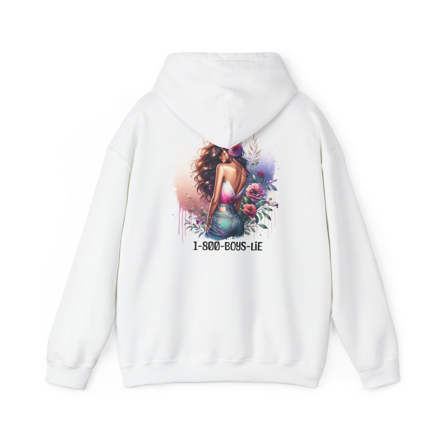 1-800-Boys-Lie Mermaid Graphic Hoodie, Cozy Unisex Sweatshirt for Beach Lovers, Perfect Gift for Birthdays or Celebrations
