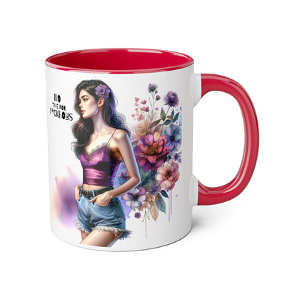 Funny Accent Mug - No Time For F*boys 11oz