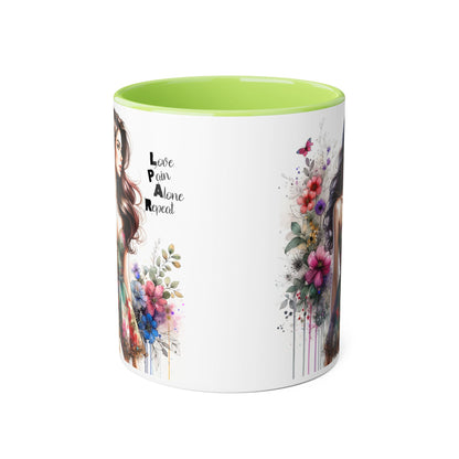 Chic Floral Accent Mug | Inspirational Coffee Cup, Perfect Gift for Friends, Tea Lovers, Birthday, Encouragement, Appreciation