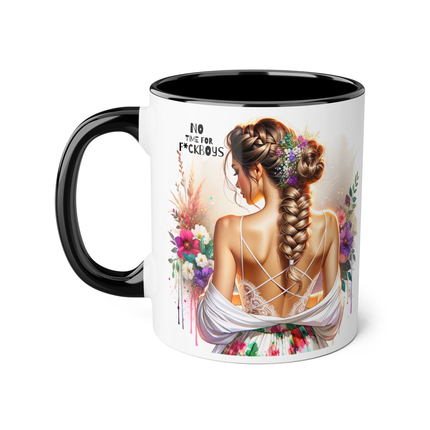 Funny Accent Mug - No Time For F*boys 11oz