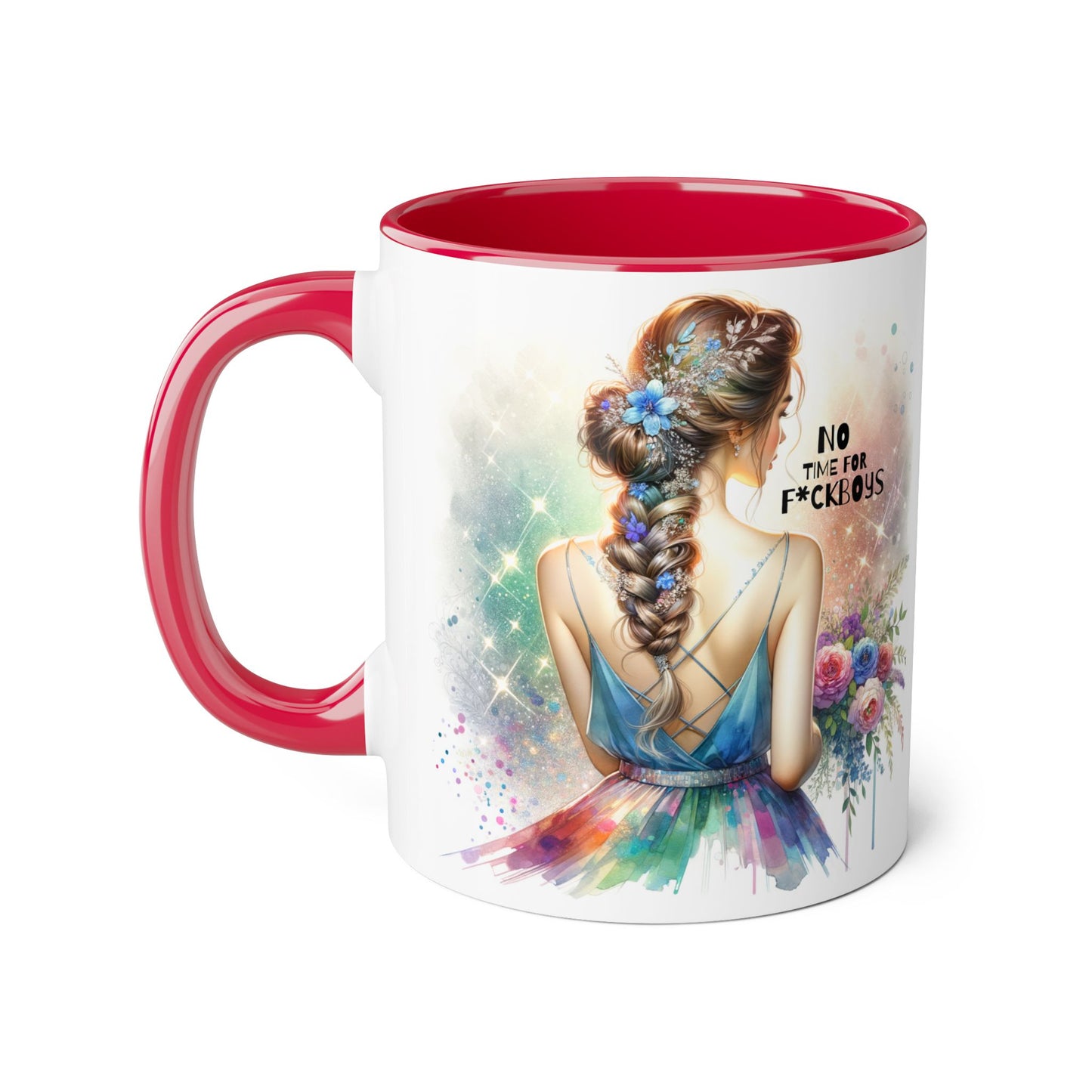 Funny Accent Mug - No Time For F*boys 11oz