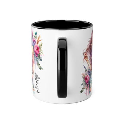 I Was Married Before But I'm Better Now Humoristic Floral Feminine Accent Mug | Inspirational Coffee Cup | Gift for Her, Birthday, Friendship, Self-Care Tea Mug, Home Decor