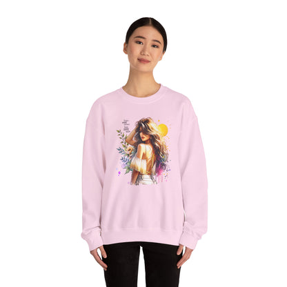 I Don`t  Make Mistakes, I Just Date Them Chic Floral Art Crewneck Sweatshirt, Cozy Gift for Her, Casual Wear, Fashionable Sweatshirt, Relaxed Style