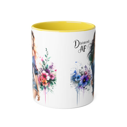 Divorced AF Mug, Stylish Coffee Cup for Newly Single, Empowerment Gift for Her, Celebration of Freedom, Unique Present for Divorcee
