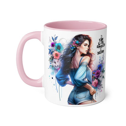 Funny Accent Mug - My Taste in Men is Probably a Disability Humor 11oz Cup
