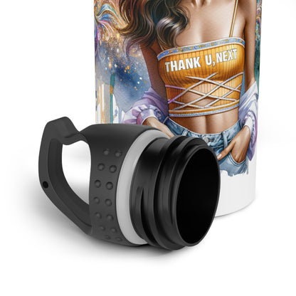 Thank U, Next Vibrant Stainless Steel Water Bottle with Artistic Design, Motivational Fitness Gift, Eco-Friendly Hydration, Gym Accessory, Summer [...]