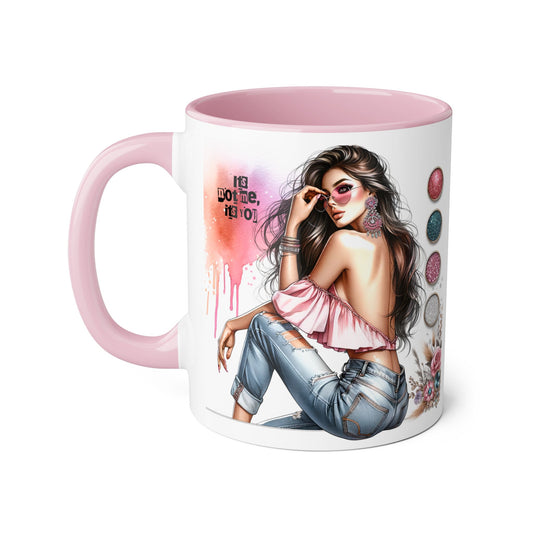 It's Not Me, It's You Humoristic Stylish Accent Mug - Chic Gift for Fashion Lovers, Coffee/Tea Mug, Unique Kitchen Decor, Perfect for Birthdays, Holidays, or Everyday