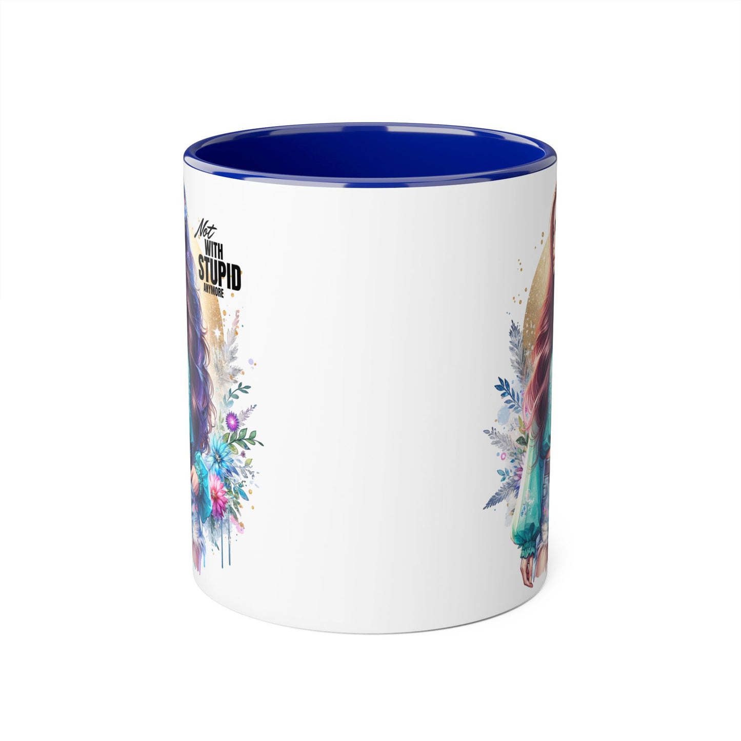 Mug - Not With Stupid Anymore Humoristic 11oz Accent Mug