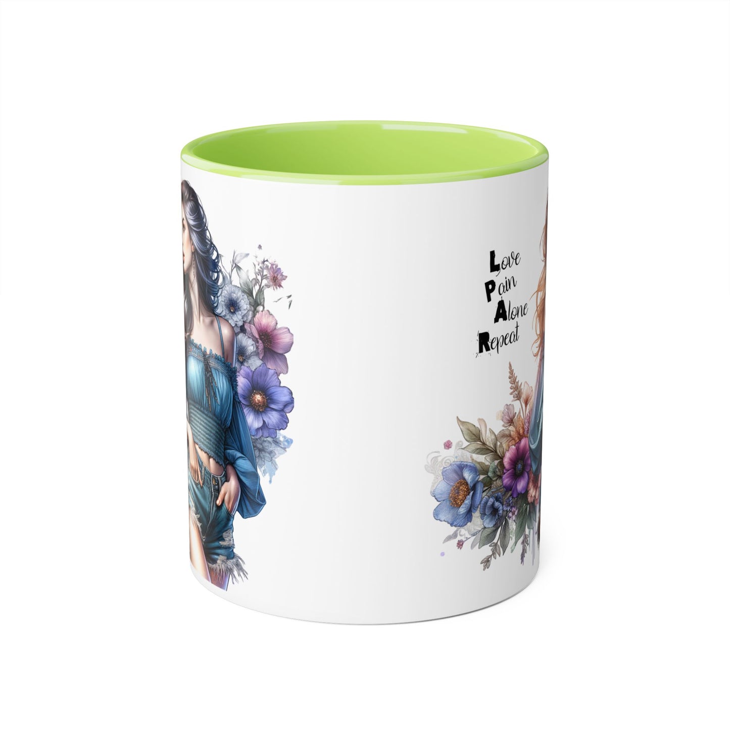 Bohemian Accent Mug, 11oz - Perfect Gift for Art Lovers, Home Decor, Coffee, Tea, Inspirational Quotes, Unique Artwork