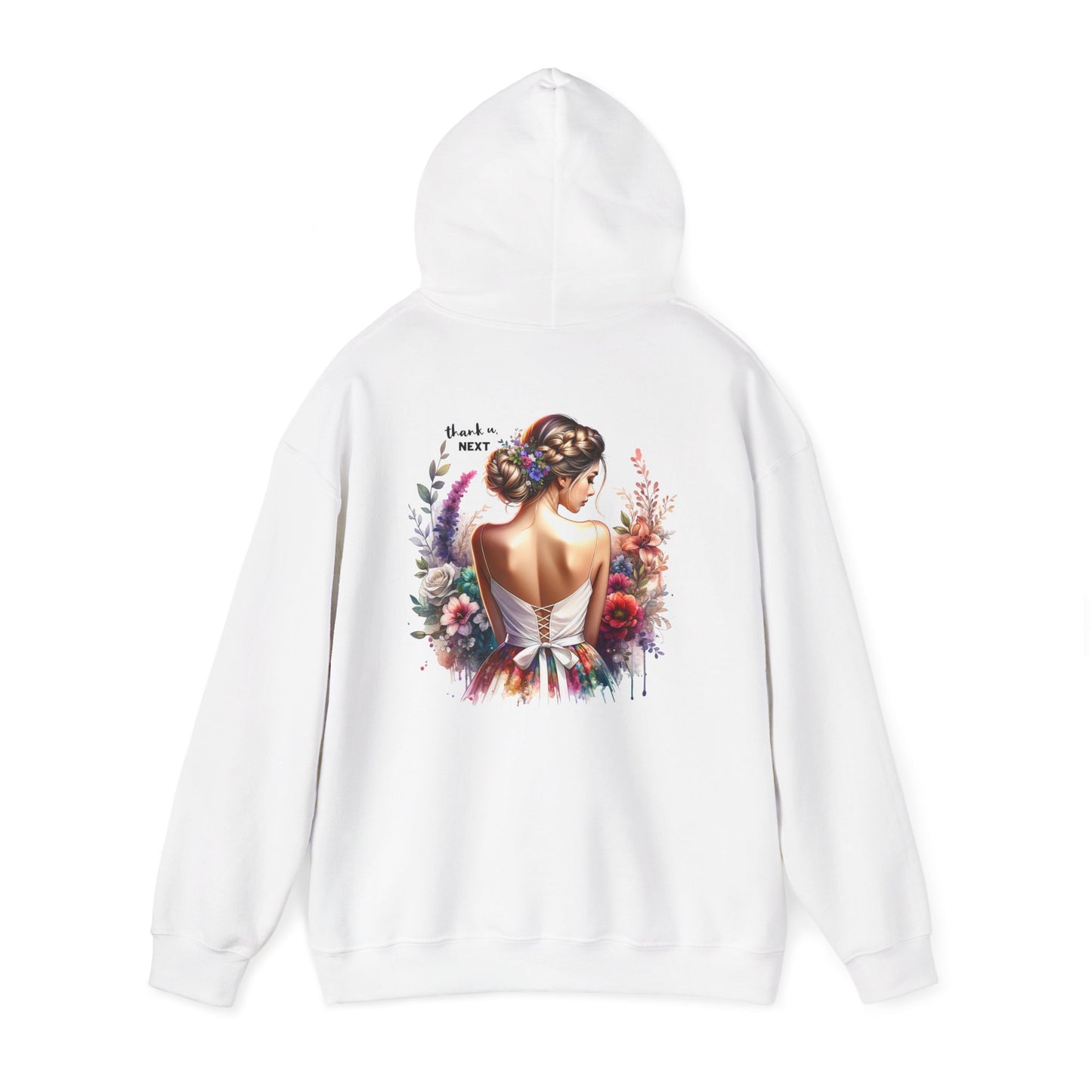 Thank U, Next Elegant Floral Hoodie for Women - Cozy Unisex Sweatshirt for Everyday Wear, Gift for Her, Art-Inspired Sweatshirt, Fashionable [...]