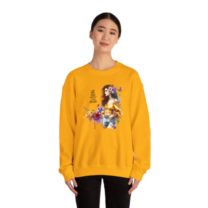 I Am My Own Happily Ever After  Artistic Unisex Heavy Blend™ Crewneck Sweatshirt - Perfect Gift for Artists, Creative Souls, Birthdays, Casual Wear, Art Lovers