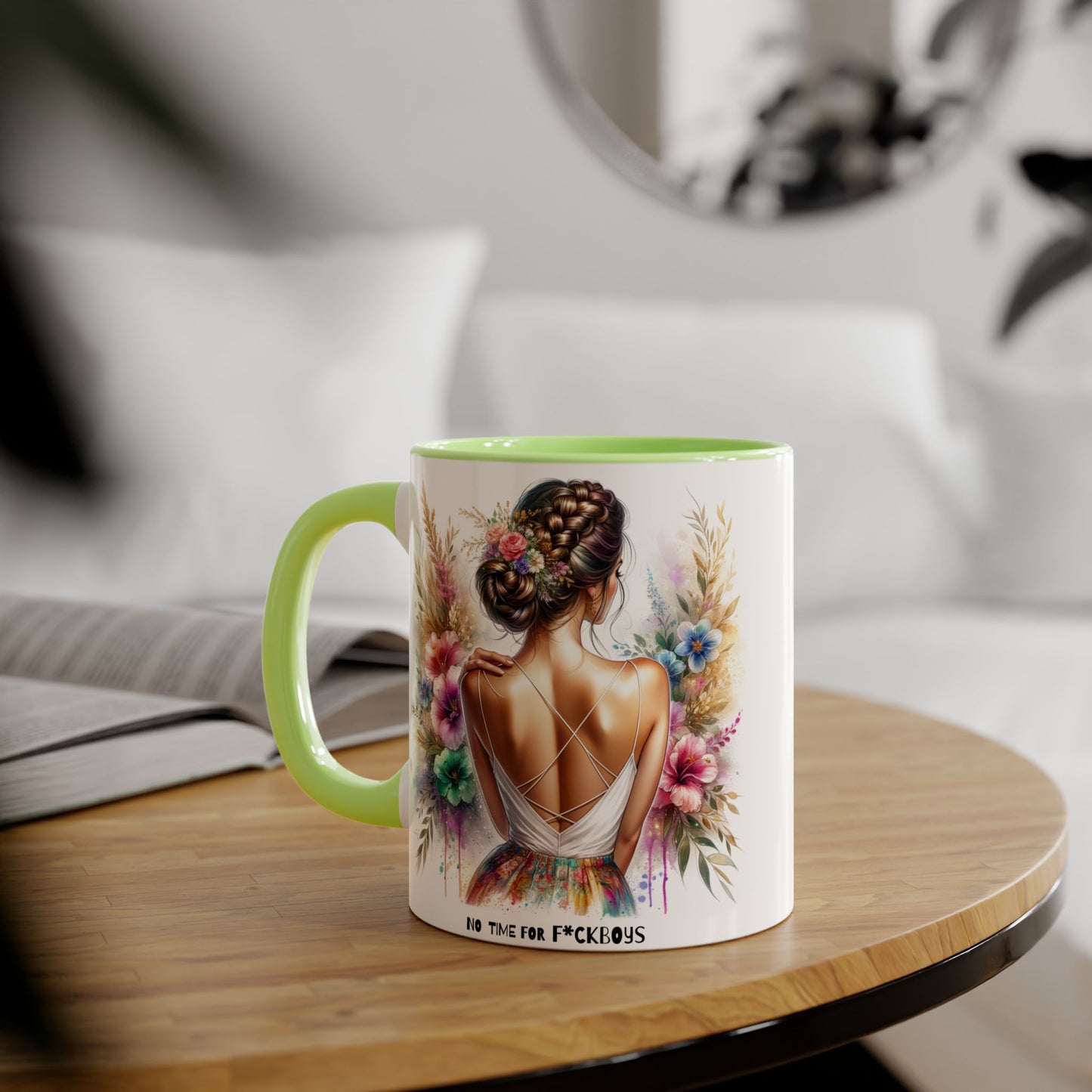 Funny Accent Mug - No Time For F*boys 11oz