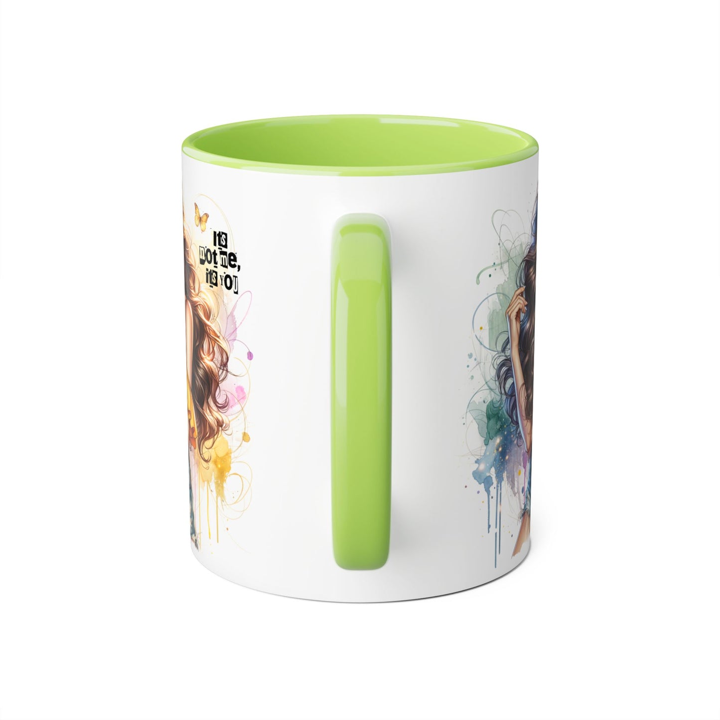 It's Not Me, It's You Humoristic Vibrant Accent Mug with Artistic Design, Perfect Gift for Coffee Lovers, Unique Home Decor, Personalized Beverage Cup, Cute Tea Mug