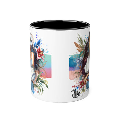 Mug - Not With Stupid Anymore Humoristic 11oz Accent Mug
