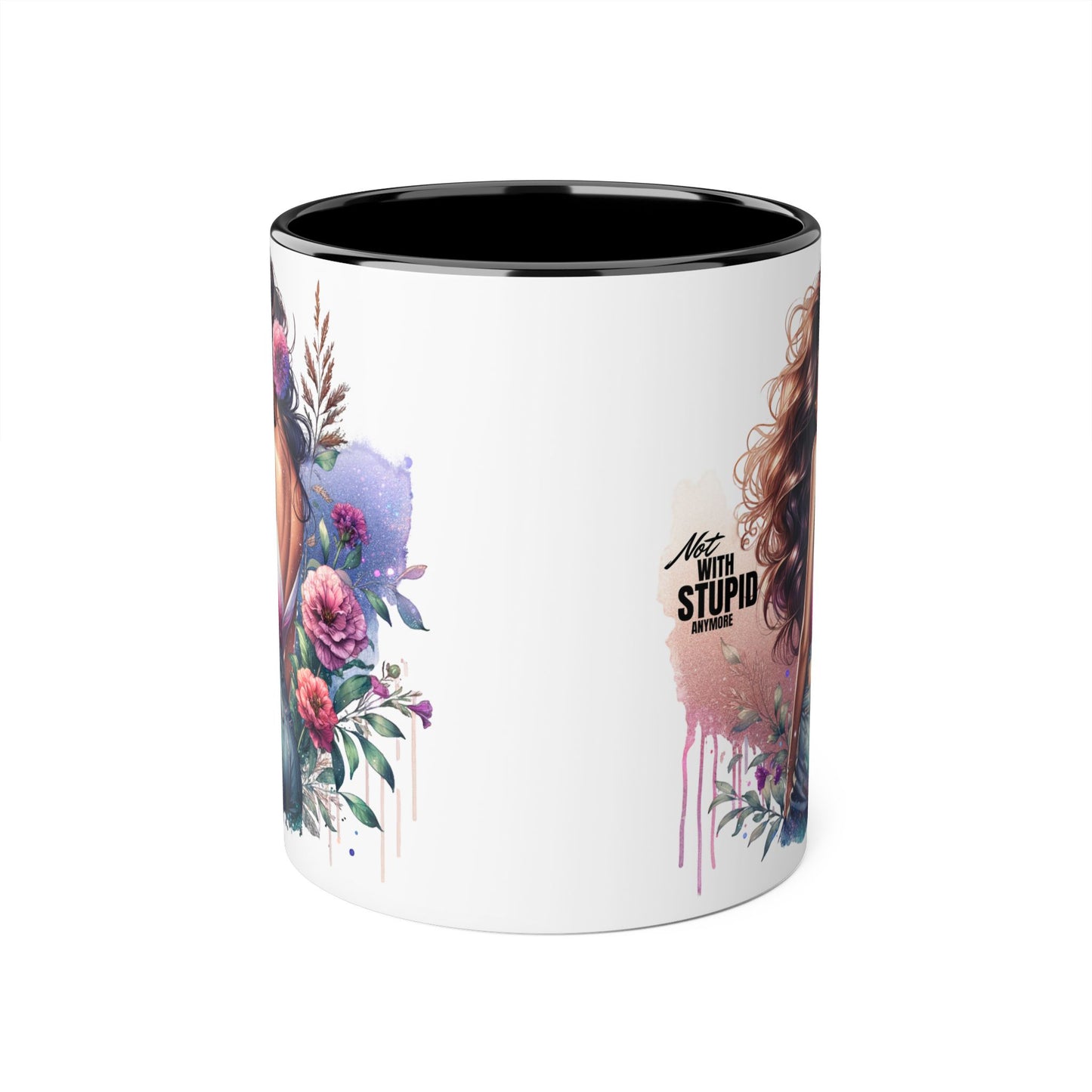 Mug - Not With Stupid Anymore Humoristic 11oz Accent Mug