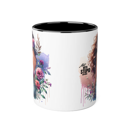 Mug - Not With Stupid Anymore Humoristic 11oz Accent Mug
