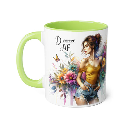 Divorced AF Accent Mug
