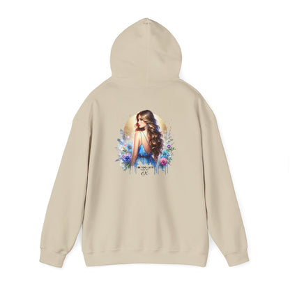 I'm Too Cute For My Ex Elegant Floral Art Hoodie - Perfect Comfort for Art Lovers, Cozy Streetwear, Symbol of Self-Expression, Gift for Friends, Stylish Layering