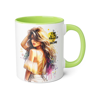 Funny Accent Mug - My Taste in Men is Probably a Disability Humor 11oz Cup