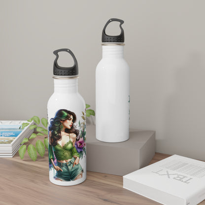 I Am My Own Happily Ever After Stylish Stainless Steel Water Bottle, Eco-Friendly Bottle, Floral Water Bottle, Gift for Her, Outdoor Hydration Solution