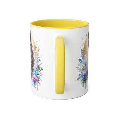 Straight Outta Divorced Humoristic Floral Accent Mugs - Unique Gift for Coffee Lovers, Home Decor, Birthday Gift, Art Mug, Personalized Drinkware