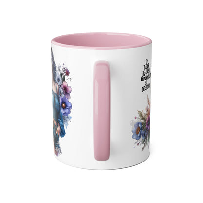 Funny Accent Mug - My Taste in Men is Probably a Disability Humor 11oz Cup