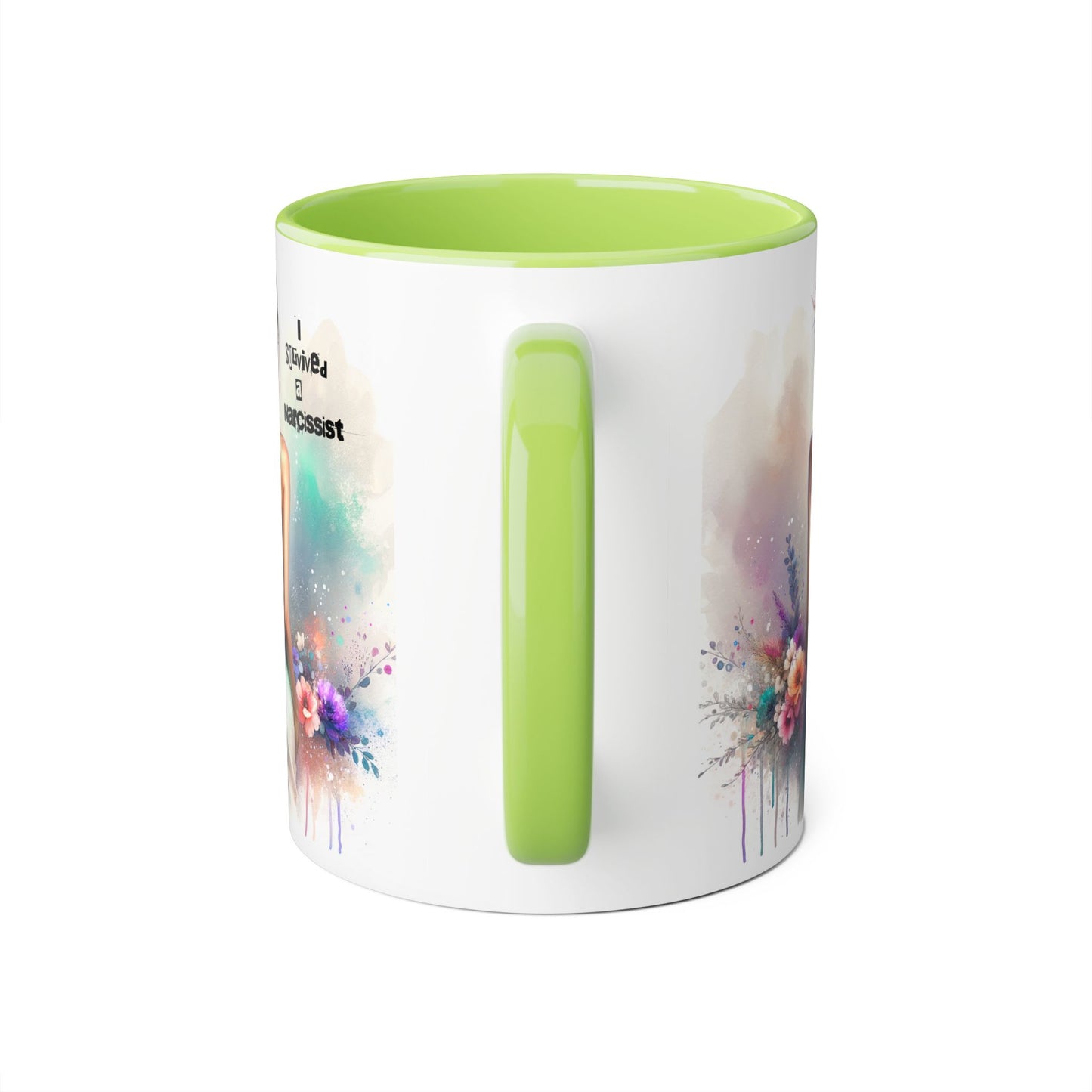 Chic Accent Mug, I Tried to be a Narcissist, Unique Gift, Floral Art, Coffee Lover, Home Decor, Inspiring Quote Mug