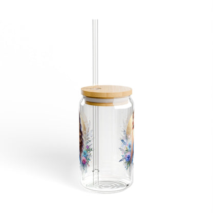 Thank U, Next Artistic 16oz Sipper Glass - Perfect for Celebrations, Everyday Use, Gifts, Home Decor, and Eco-friendly Lifestyle