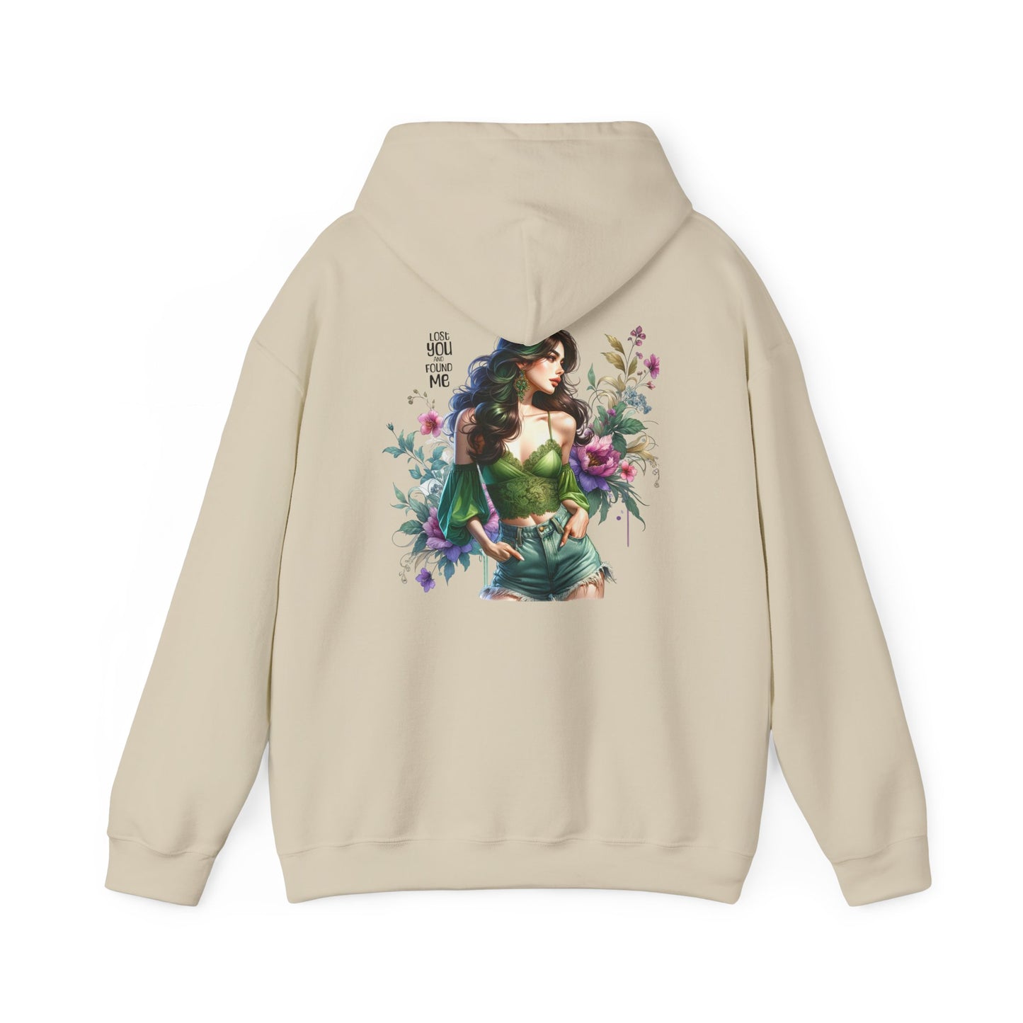 Breakup Hoodie - Unisex Hooded Sweatshirt Lost You and Found Me Design