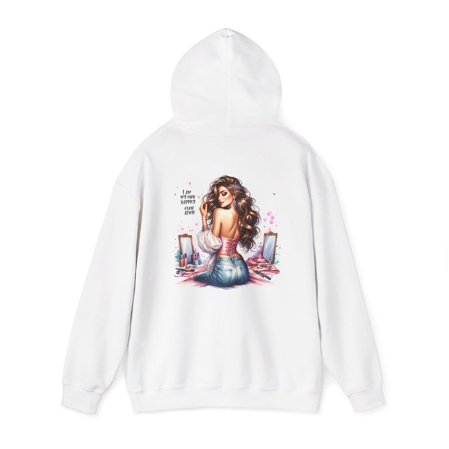 I Am My Own Happily Ever After Chic Art Print Hoodie | Unisex Sweatshirt