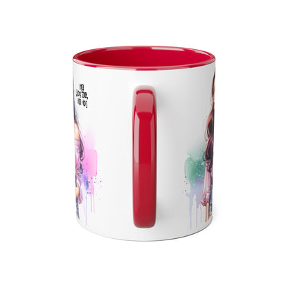 It's Not Me, It's You Humoristic Vibrant Accent Mug, Espresso Lover's Gift, Stunning Art Print Mug, Unique Coffee Cup, Colorful Tea Mug, Perfect for Birthdays, Cozy Vibes