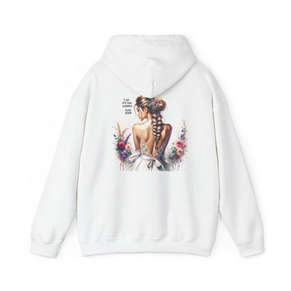 I Am My Own Happily Ever After Artistic Floral Unisex Hoodie - Embrace Your Beauty